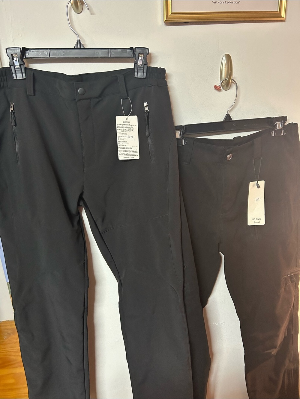 Geval Black Outdoor/Softshell Pants – Small, NWT & Grey Outdoor Hiking Pants